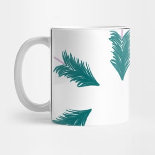 Green Christmas Tree Nordic Art Mug